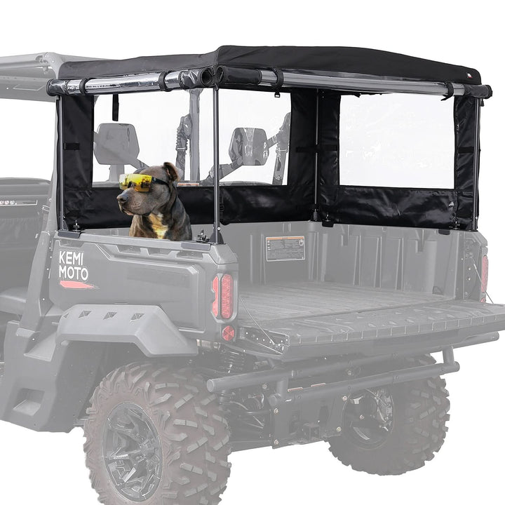 UTV Soft Cargo Camper Bed Cover Rack for Can-Am Defender - Kemimoto