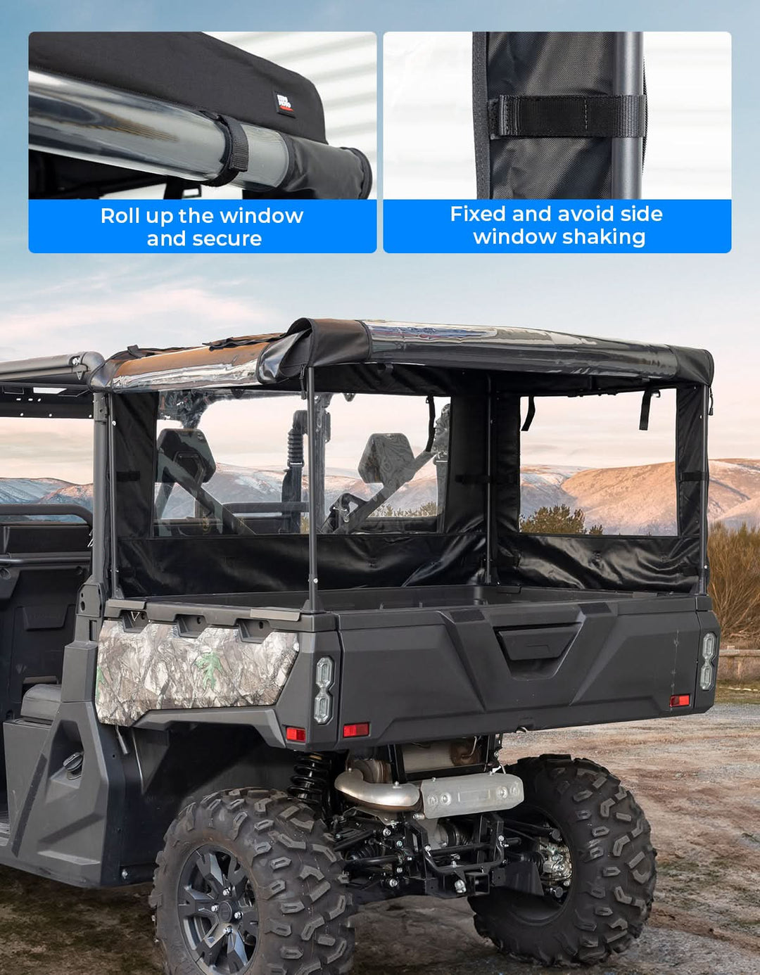 UTV Soft Cargo Camper Cover for CFMOTO UForce 1000 | 1000 XL