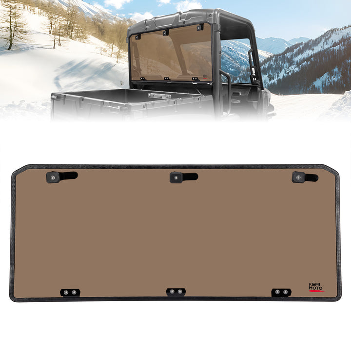 Anti UV Tinted Rear Window for Polaris Ranger Midsize 570 500, Crew/SP/ETX/EV