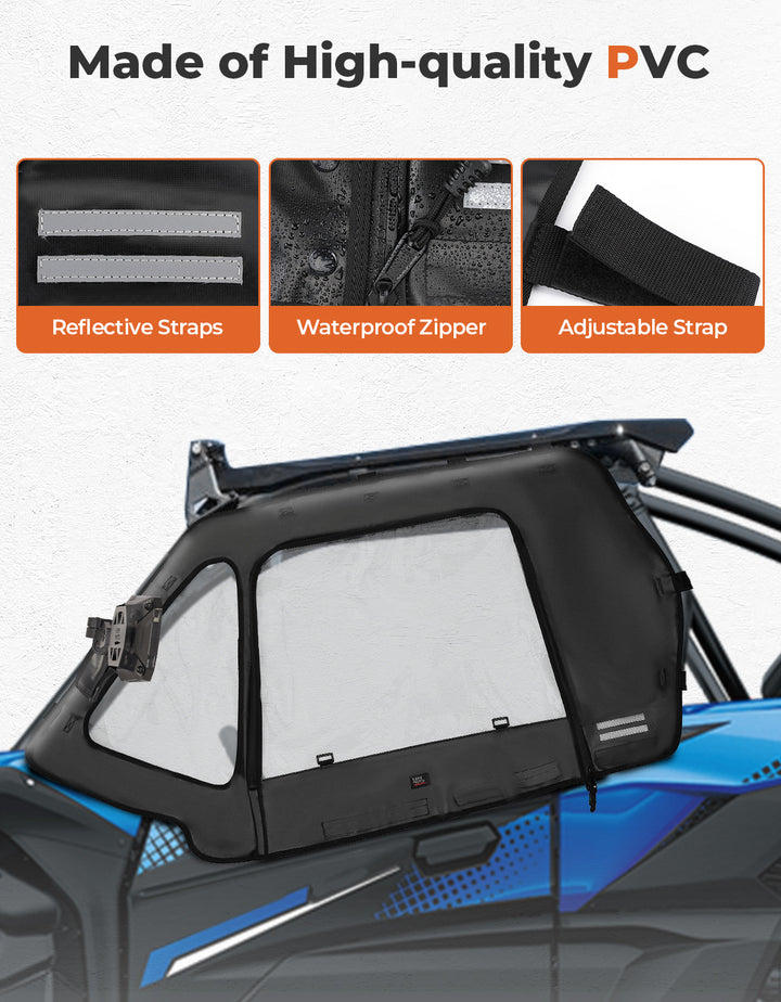 Soft Upper Doors for Kawasaki Teryx 1000 - Kemimoto