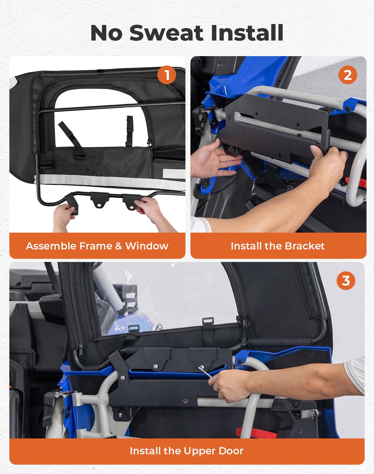 Soft Cab Enclosures with Metal Frame for Can-Am Maverick X3 MAX