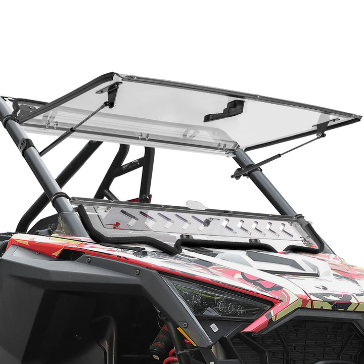 Upgraded Flip Windshield with Slide Window for 2020-2024 RZR PRO XP/4