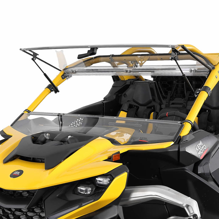 Flip Windshield Scratch Resistant for Can-Am Maverick R 2024+