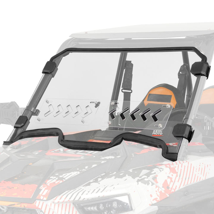 Front Windshield 2-IN-1 Vented for Polaris RZR XP 1000 / RZR XP Turbo 2019-2023