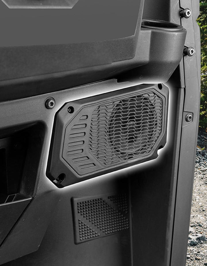 Rear Roof Speakers Pods Enclosures Holders for Polaris Ranger XP 1000/Crew 2018-2025