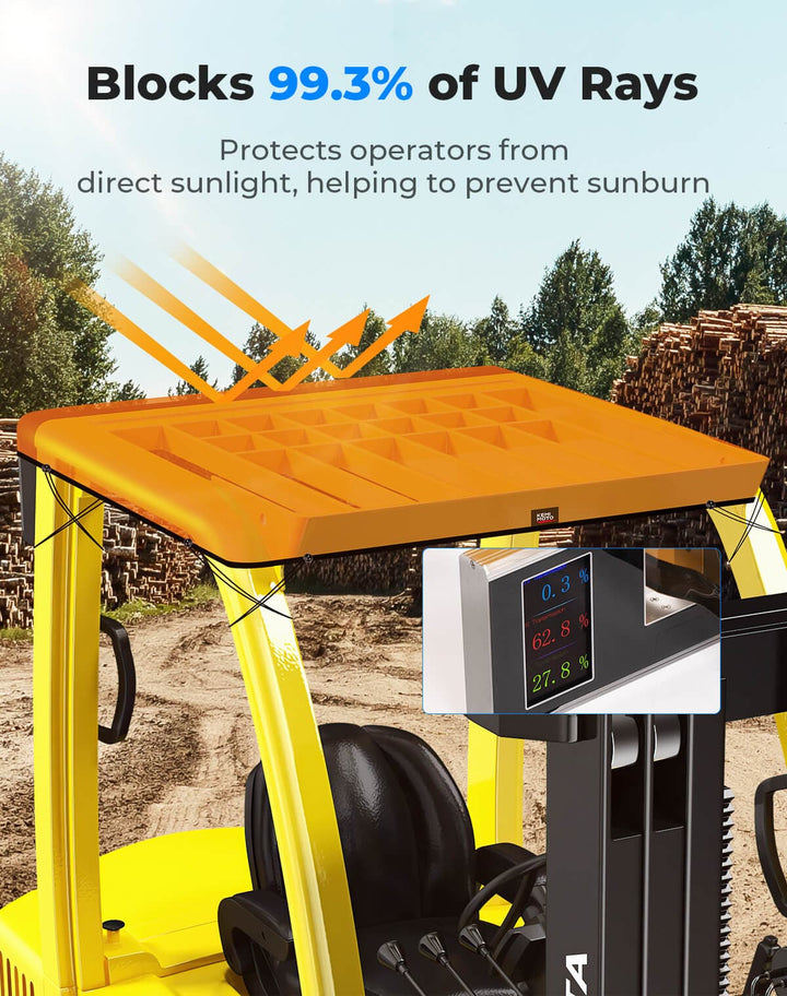 Forklift Anti-UV Shade Cover Waterproof 51in x 43in