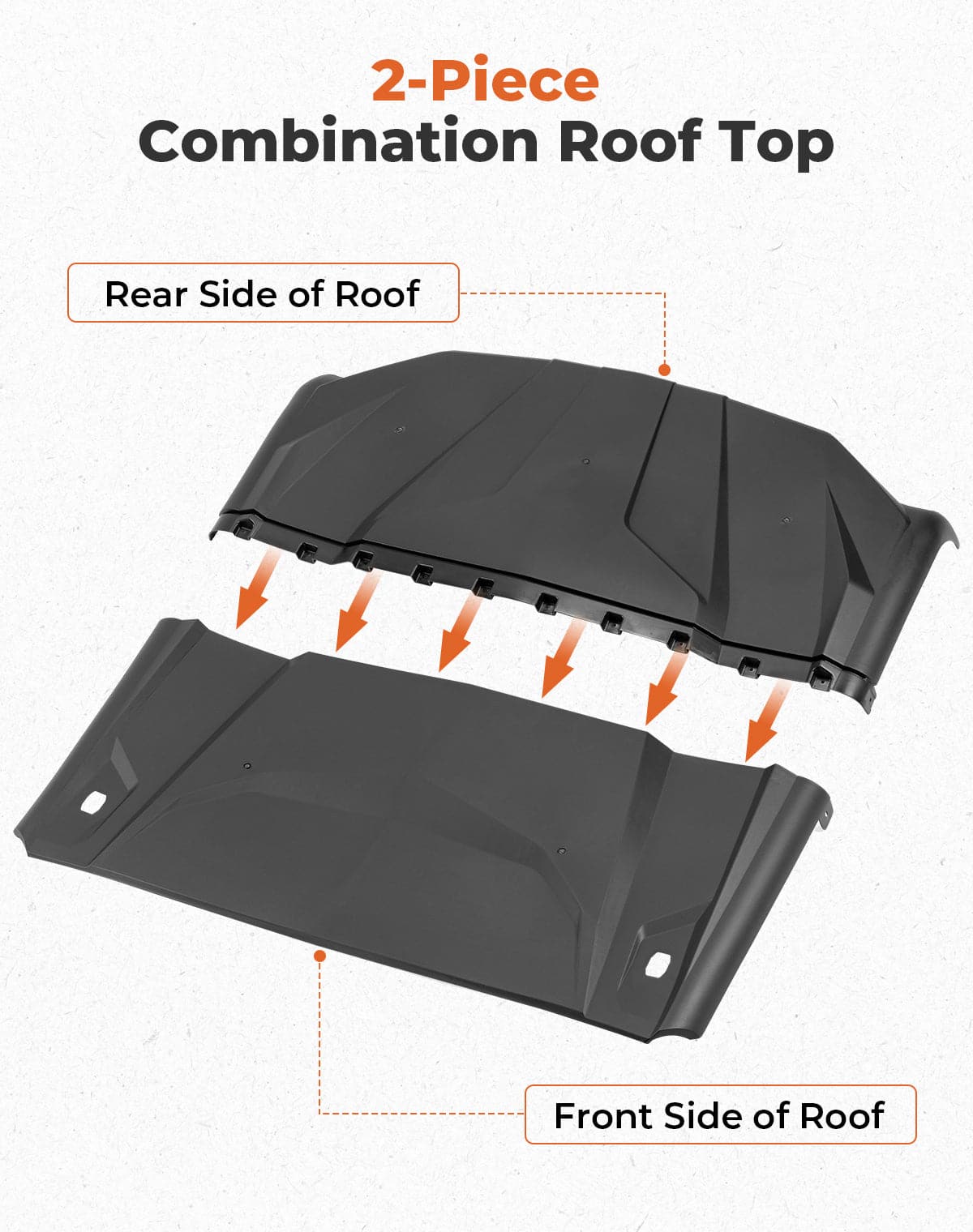 Upgrade Hard Roof for Can-Am Maverick Sport Trail Commander