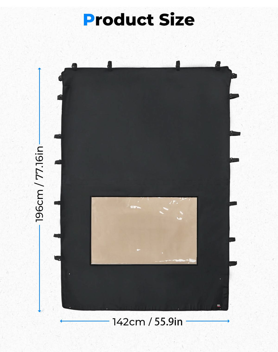 Soft Anti-UV Roof Top with Window for Tracker 800SX CREW