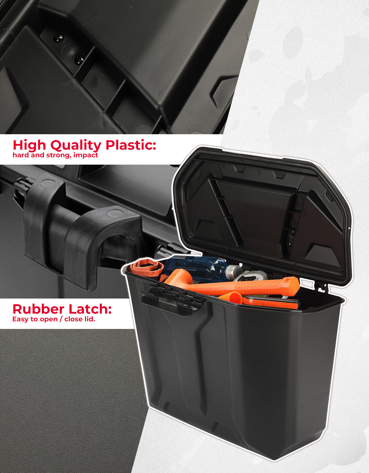 Removable Storage Bin / Box 14.7L for Can-Am Defender HD5|7|8|9|10