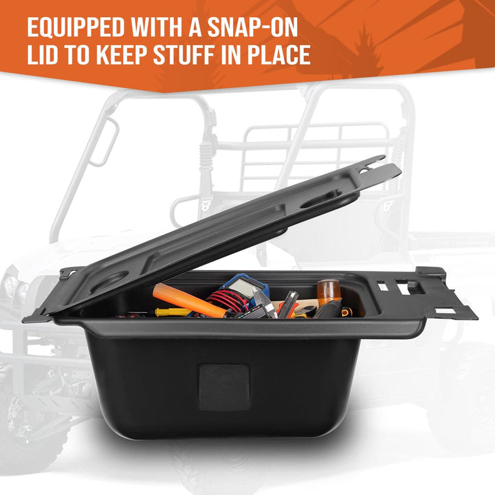 Under-Seat Storage Bin for Kawasaki Mule PRO-FX FXR FXT DX DXT