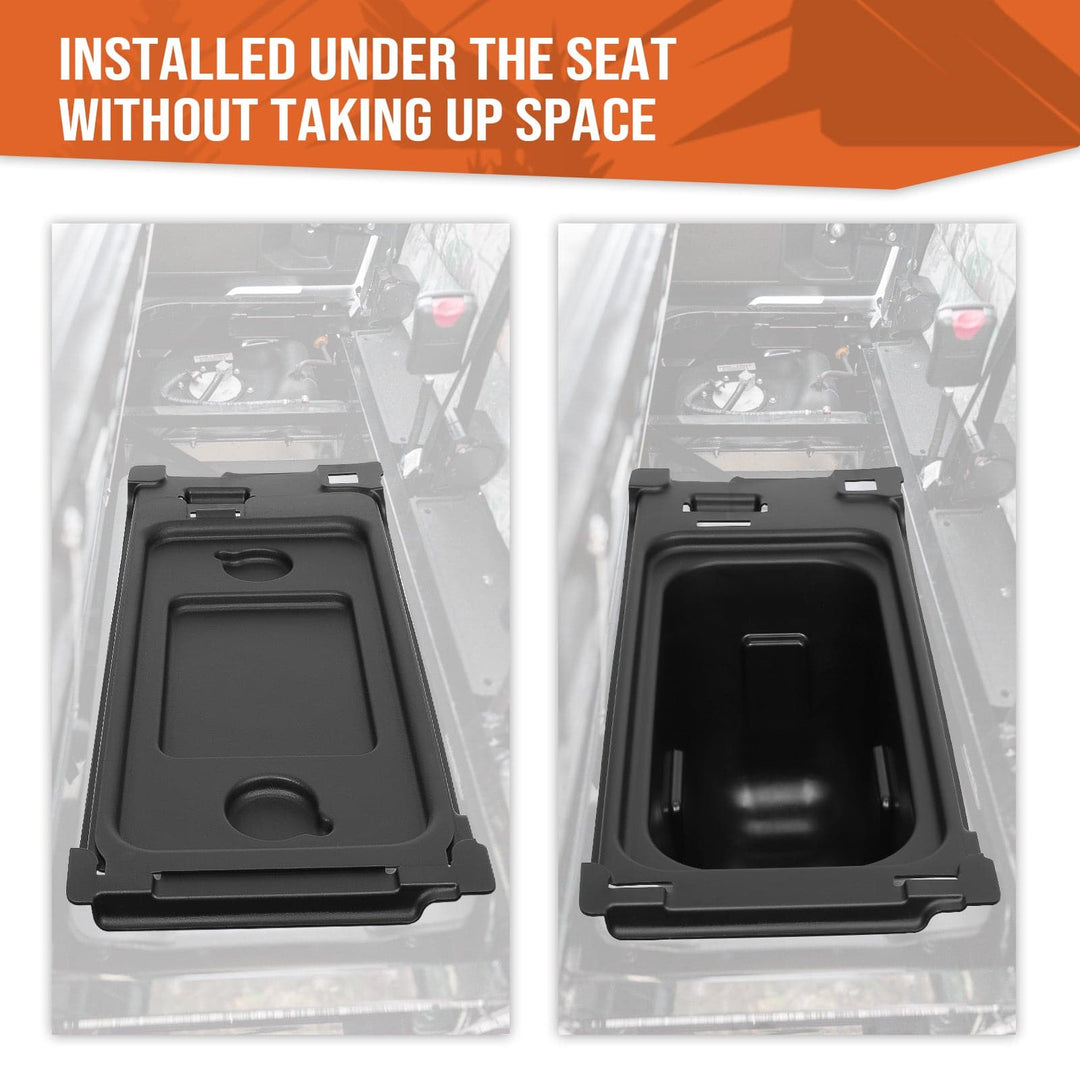 Under-Seat Storage Bin for Kawasaki Mule PRO-FX FXR FXT DX DXT