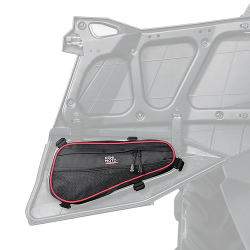 UTV Rear Lower Door Bags with Multiple Pockets for Polaris RZR 2014+