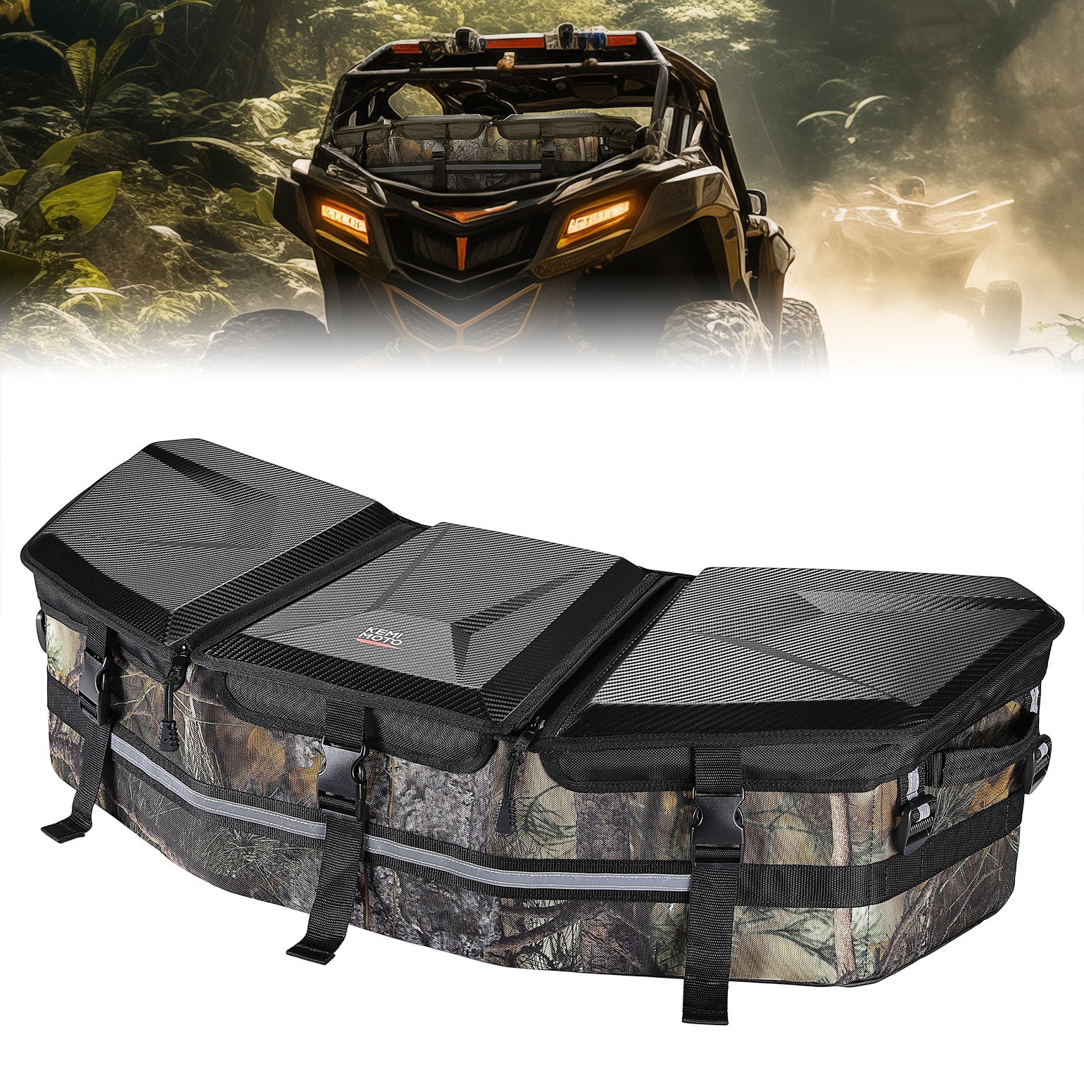 Camo Rear Storage Bag for Can-Am Maverick X3/MAX