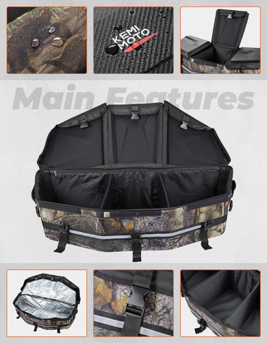 Camo Rear Storage Bag for Can-Am Maverick X3/MAX