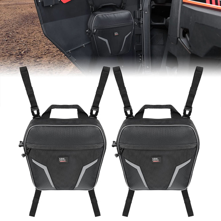 2 Pack UTV Door Bags for Polaris RZR, Ranger, Can Am, CFMOTO