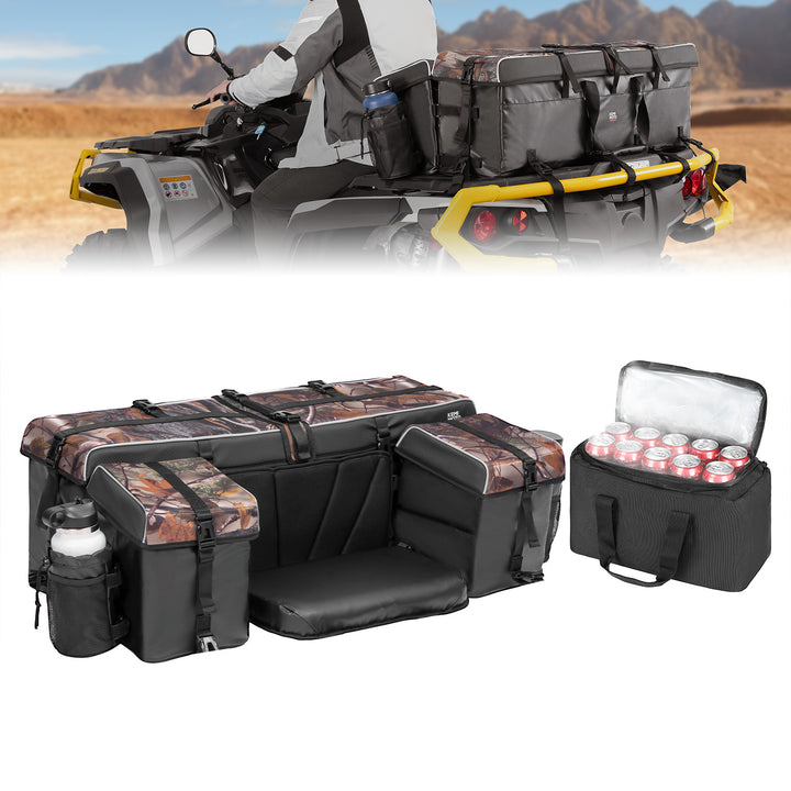 83L ATV Cargo Bag w/ cooler bag for Polaris Can-Am Kawasaki Arctic Cat CFMOTO