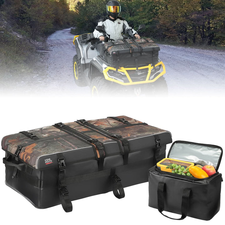 80L ATV Cargo Storage Bag w/ cooler bag for Polaris Sportsman Can-Am Brute Force CFMOTO