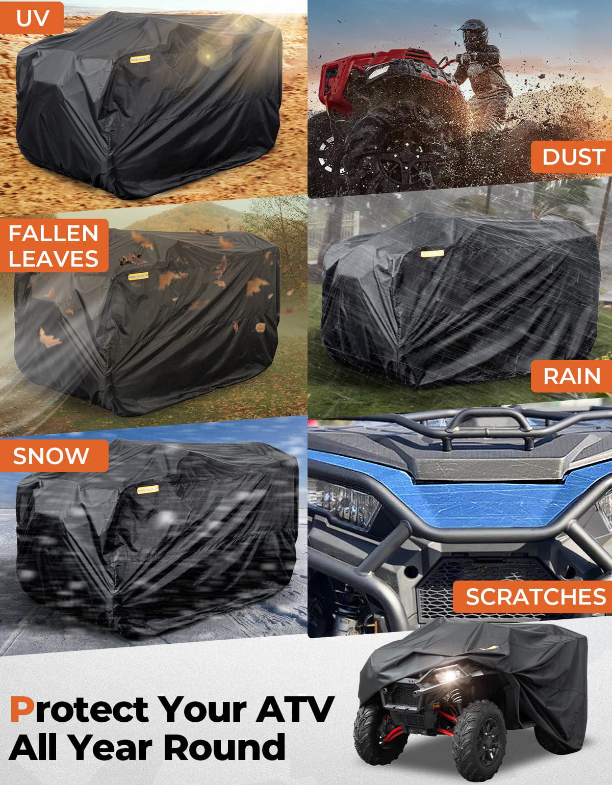 ATV Heavy Duty Cover for Polaris Sportsman | Outlander | CFORCE | Brute