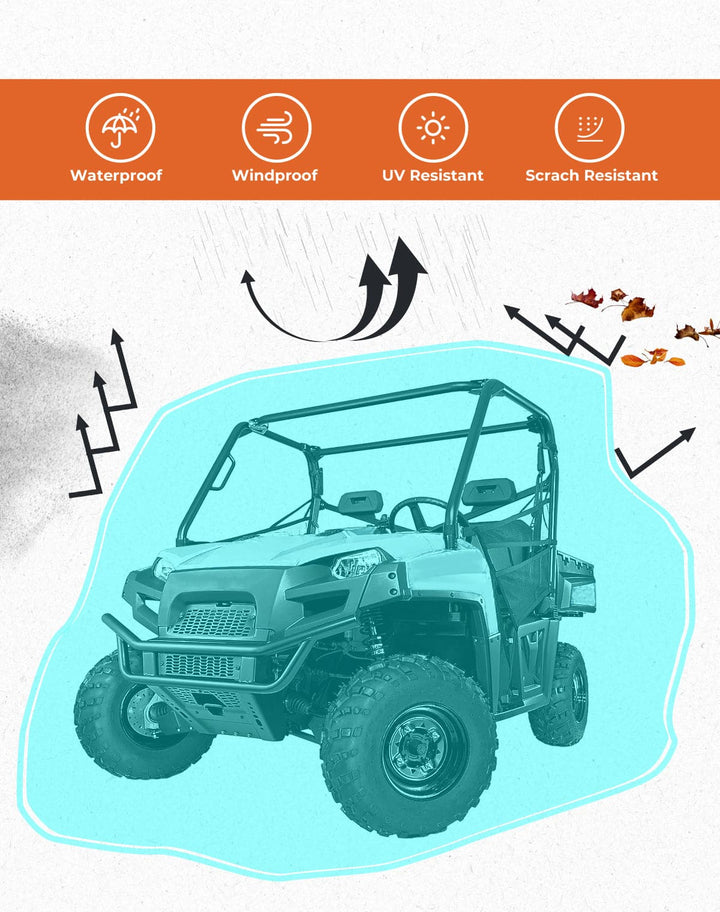 2-3 Seater UTV Cover for Ranger 570/500, ZForce 800