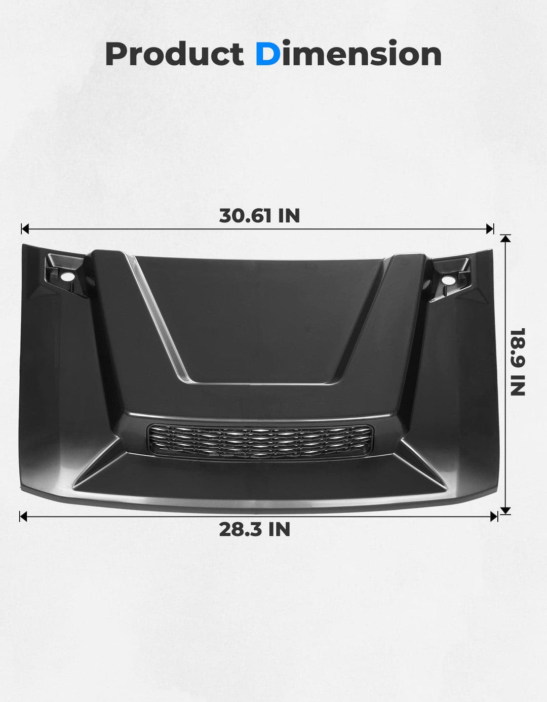 Hood Scoop for Polaris Ranger XP 1000/ Crew 2018-2024