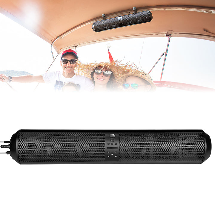 6 Speaker UTV Bluetooth Sound Bar for Boats - Kemimoto