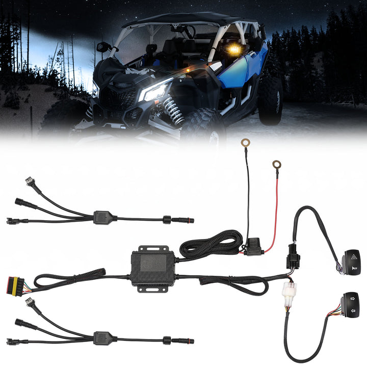 Turn Signal Harness: Synchronize KM Turn Signal Mirrors and Kits with One Switch