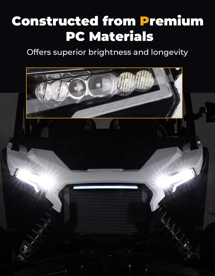 LED Headlight for 2024+ Polaris RZR XP 1000/4 1000