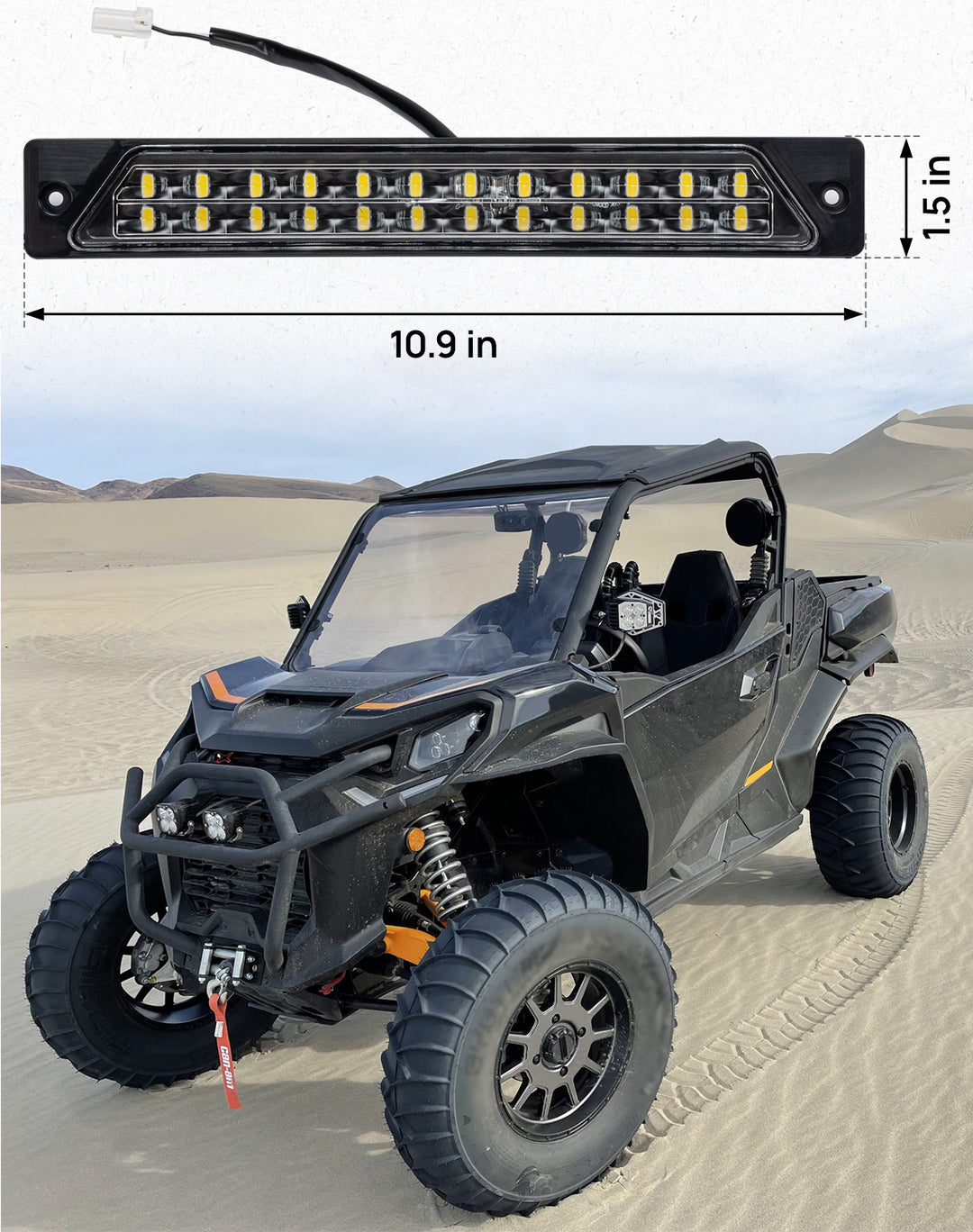 UTV Rear Cargo Bed Light for Can-Am Commander | Maverick Trail Sport