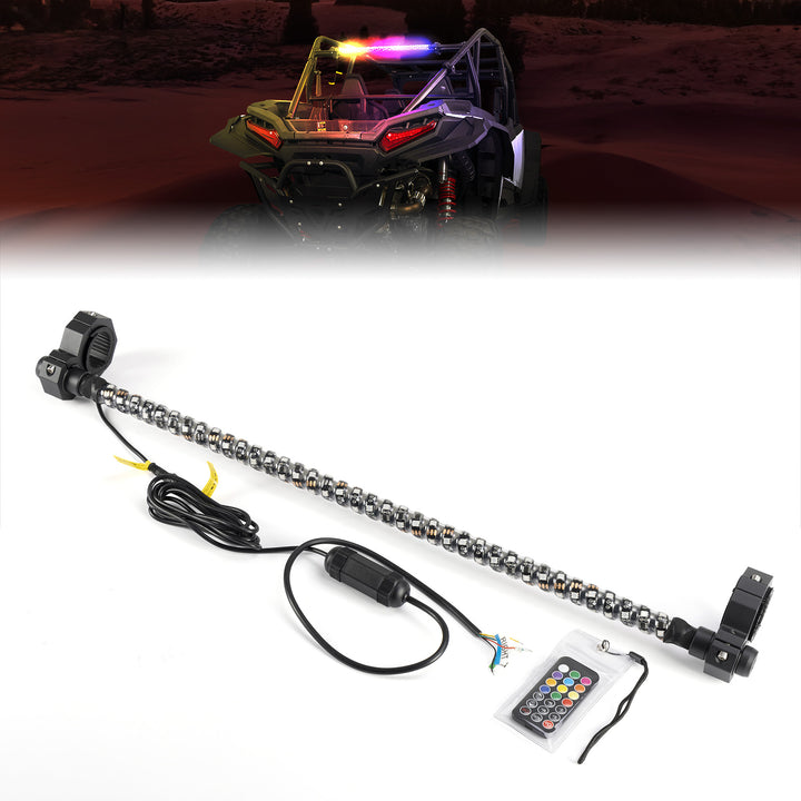 30" LED Chase Light Bar fit 1.5” Roll Cage for Polaris RZR, Can-Am Maverick X3