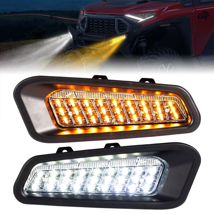 LED Front Bumper Lights for Polaris Ranger XD 1500 / CREW 2024-2025