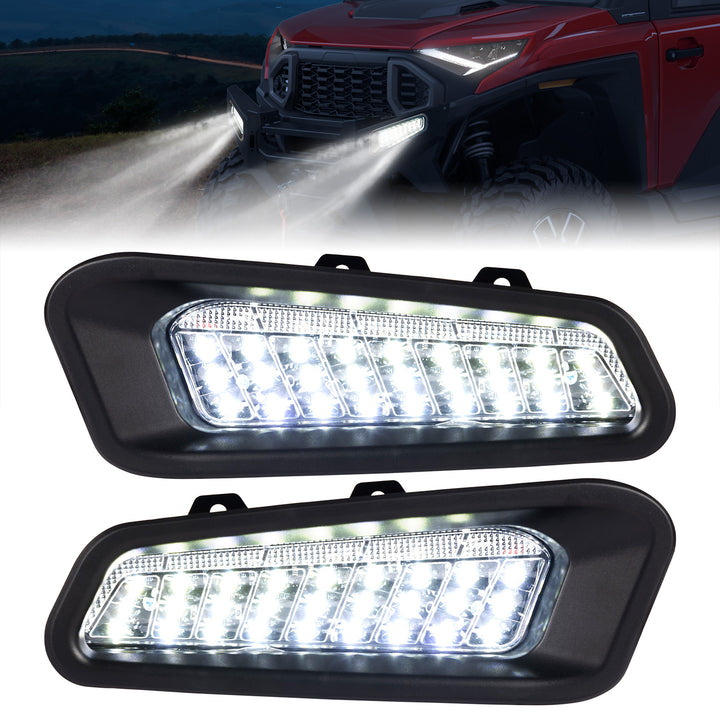 Front Brushguard Auxiliary Lights for Polaris Ranger XD 1500 / CREW 2024 2025