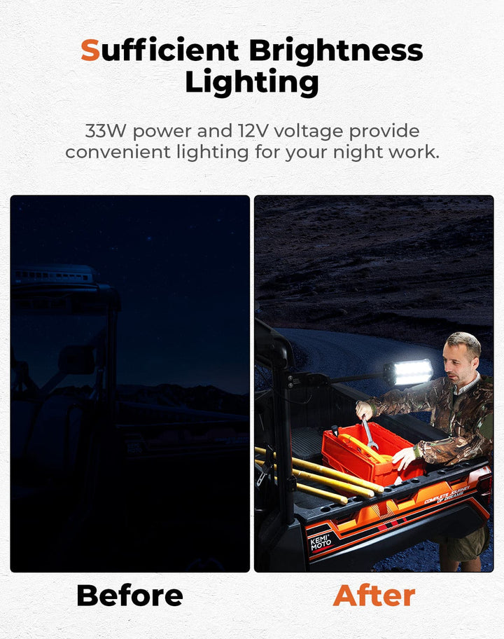 Upgraded Work Beacon Light for Polaris PRO XD/Ranger1000/XP 1000 2018-2025