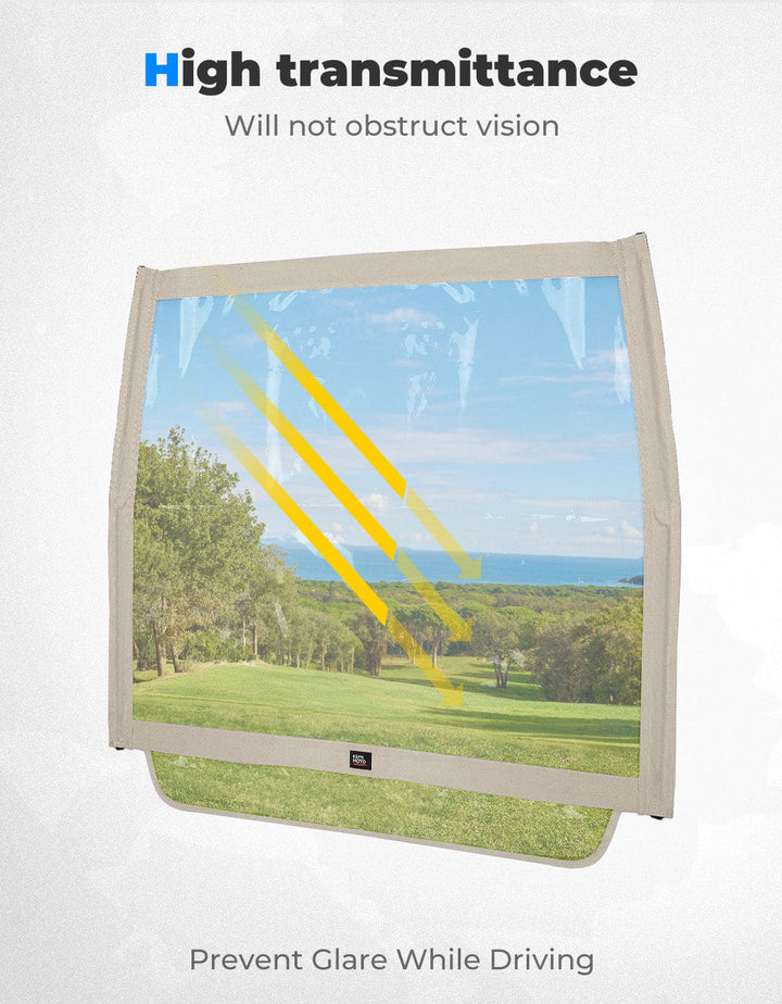 Foldable Golf Cart Windshield for Club Car DS, Tempo, Precedent