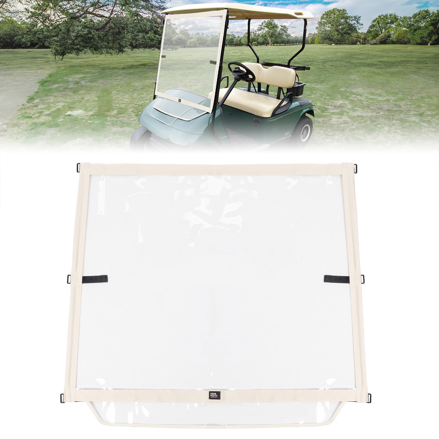 Foldable Golf Cart Windshield for EZGO TXT 1994-2013