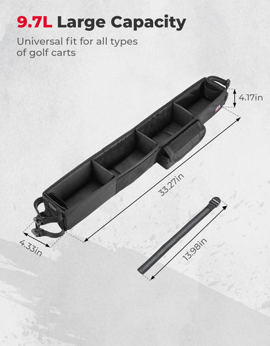 Upgraded Front Storage Basket for EZGO Drive Club Car Kandi Electric Golf Carts - Kemimoto