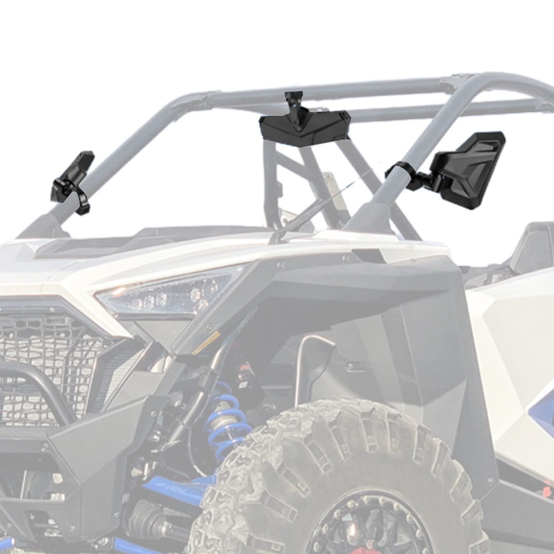 UTV Side Mirrors and Center Mirror for 1.6