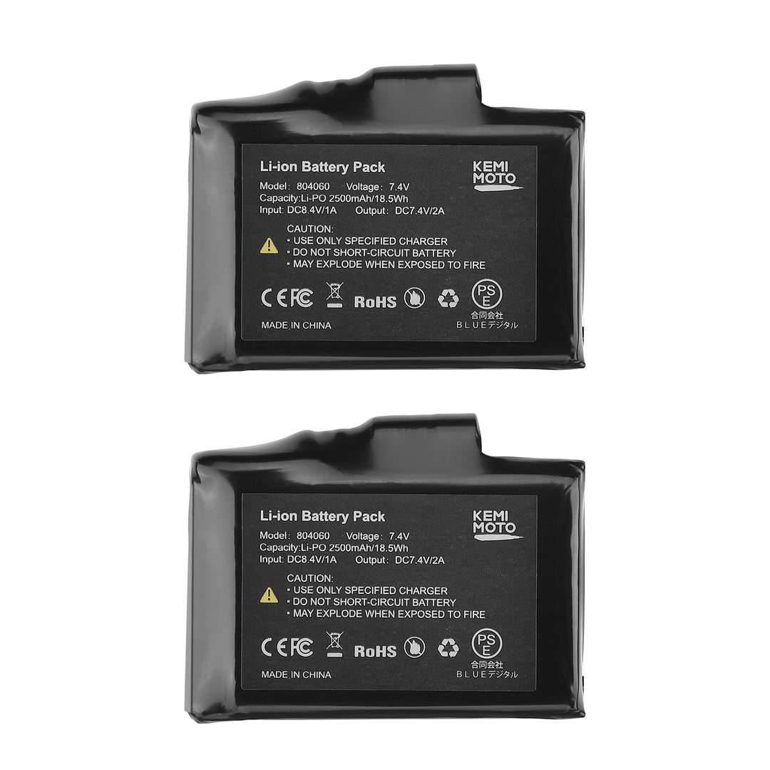 7.4V 2500mAh Lithium Ion Battery Packs for Lighting - China 7.4V Lithium  Ion Battery, 7.4V Battery Pack