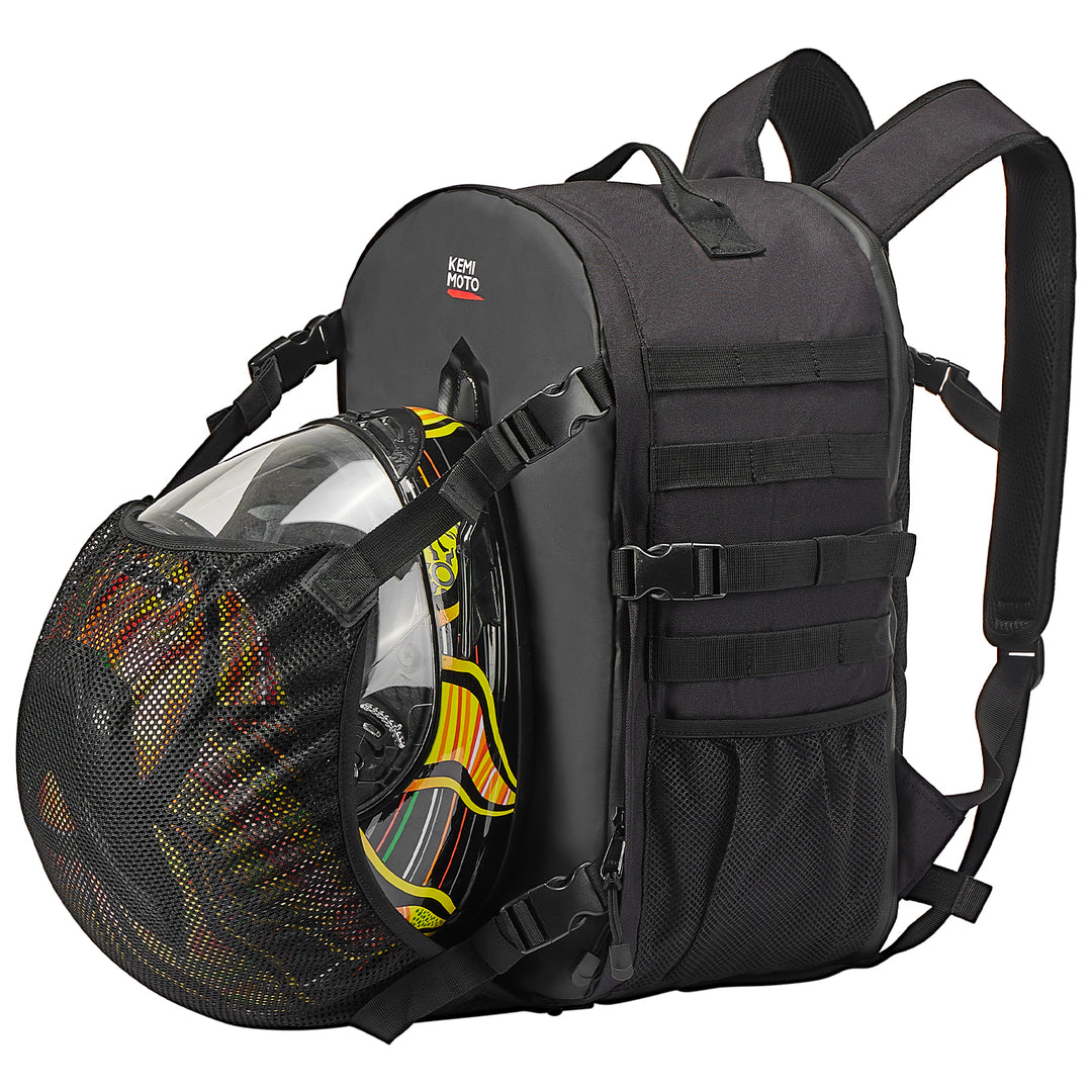 Motorcycle Helmet Backpack, 27-35L