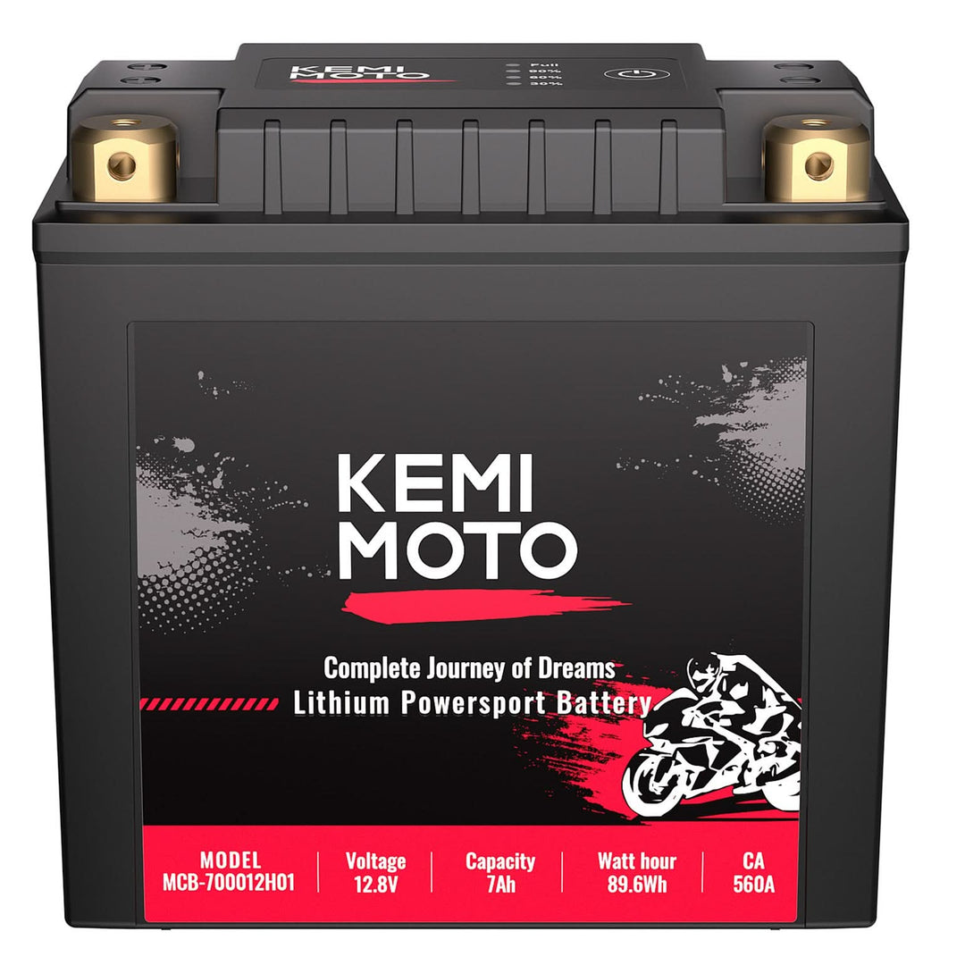 LiFePO4 12v 7Ah Lithium Battery for Motorcycle/ Lawn Mower /ATV/ UTV