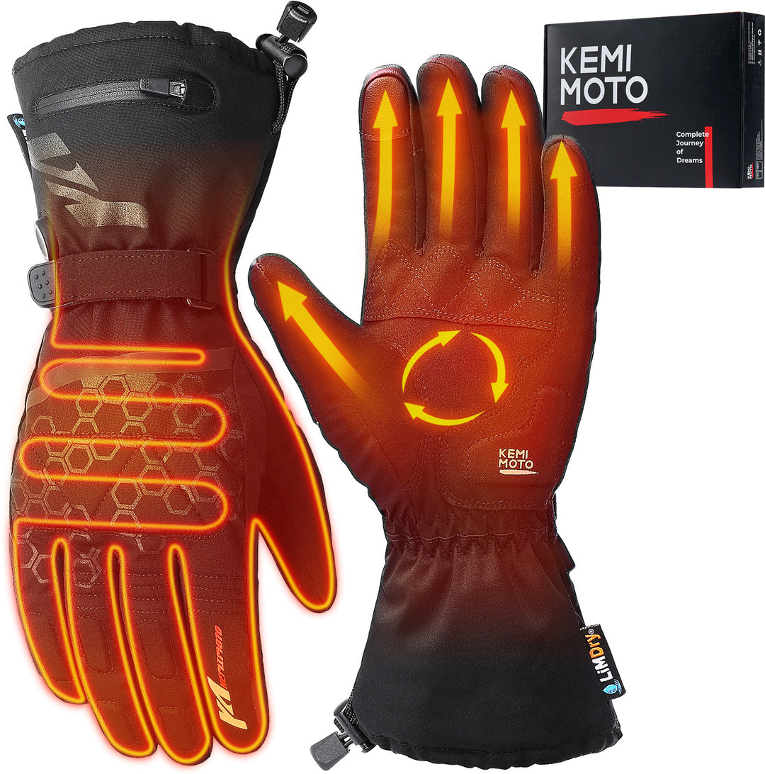  Upgraded Heated Glove Liners for Men Women