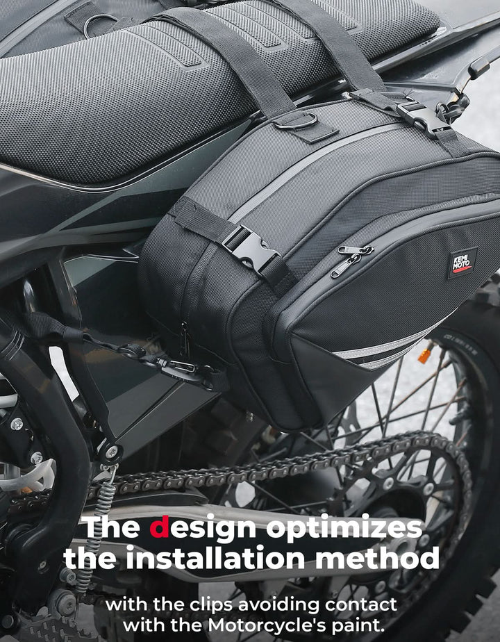 Motorcycle Saddlebags with Rain for Dirt Bike