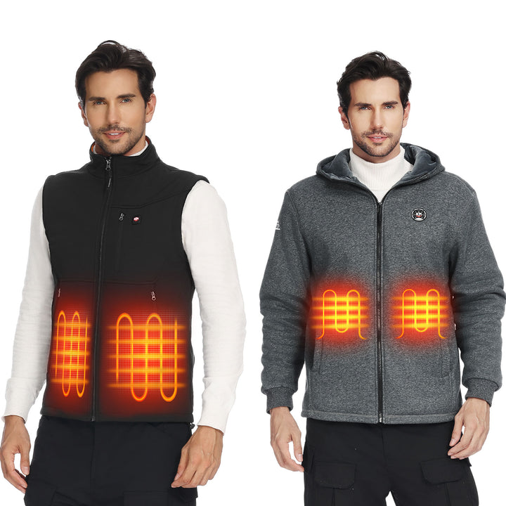 Heated Vest with App Remote Control & Heated Hoodie