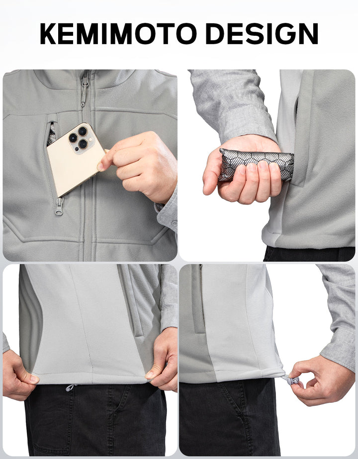 Thermal-Reflective Heated Vest with Hand Warmer Function, APP Remote Control