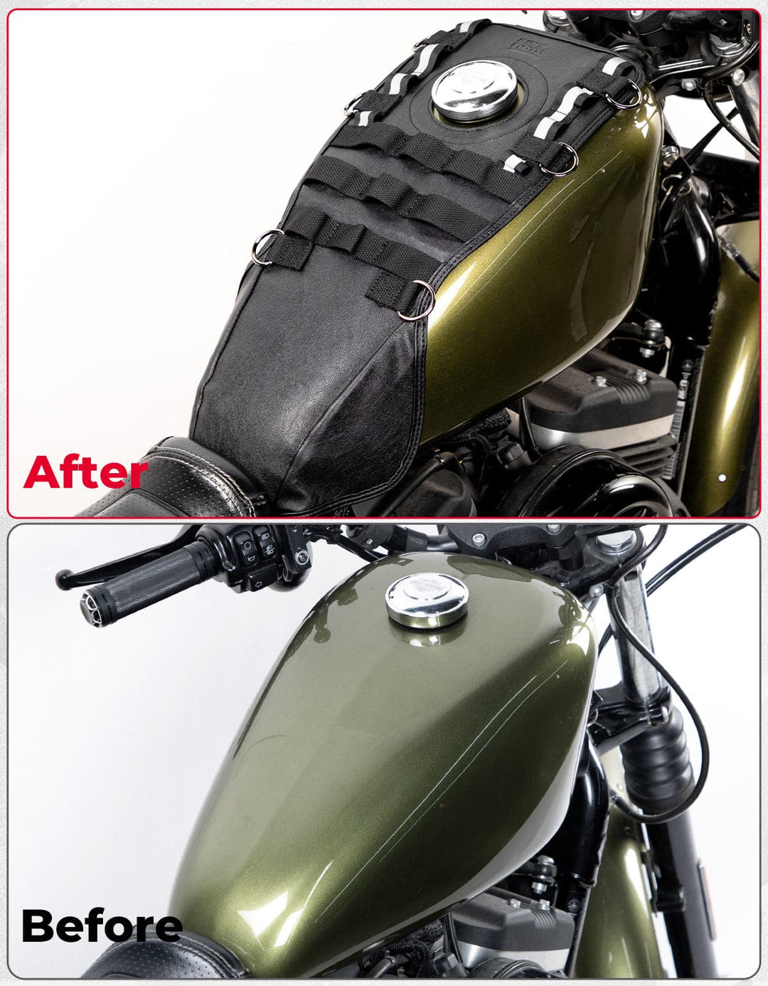 Motorcycle Fuel Tank Protector Bags for Sport Softail Touring Dyna