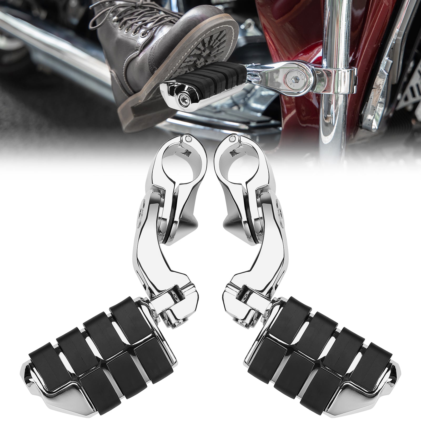 Motorcycle Highway Pegs, Foot Pegs for Sportster Softail Dyna