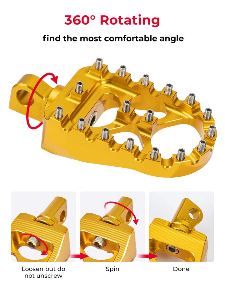 Foot Pegs for Dyna 1993-2017, Sportster 2000-2017, Iron 883 2009-2017