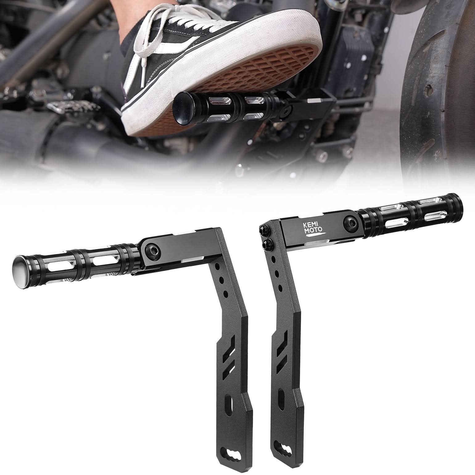 Highway Pegs Adjustable Foot Pegs Mount Kit for Sportster 883 1200 Iron 883