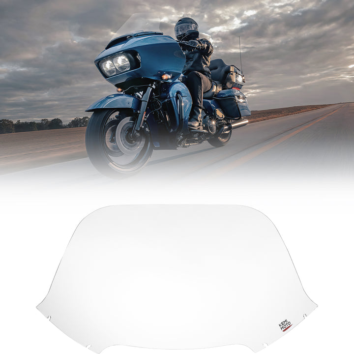 Clear 14" Windshield Windscreen Acrylic for Touring Road Glide 2015-2024