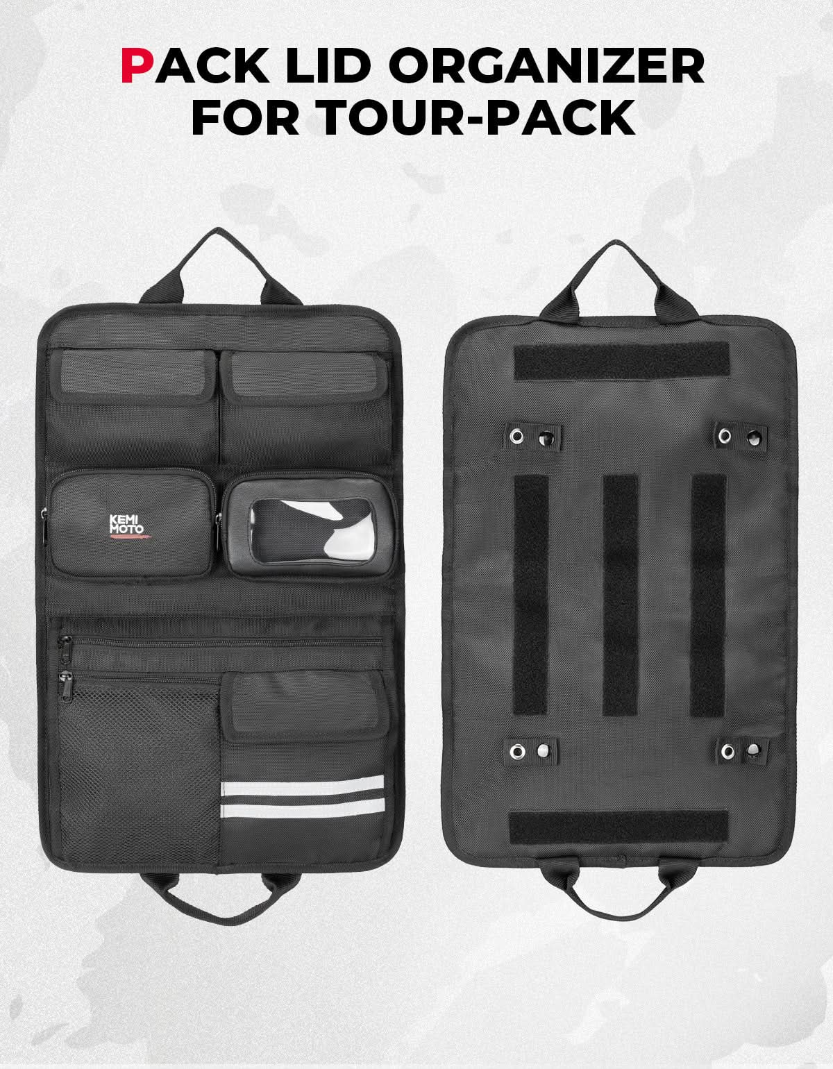 Tour Pack Lid Organizer for Road Glide Road King Street Glide Touring Model