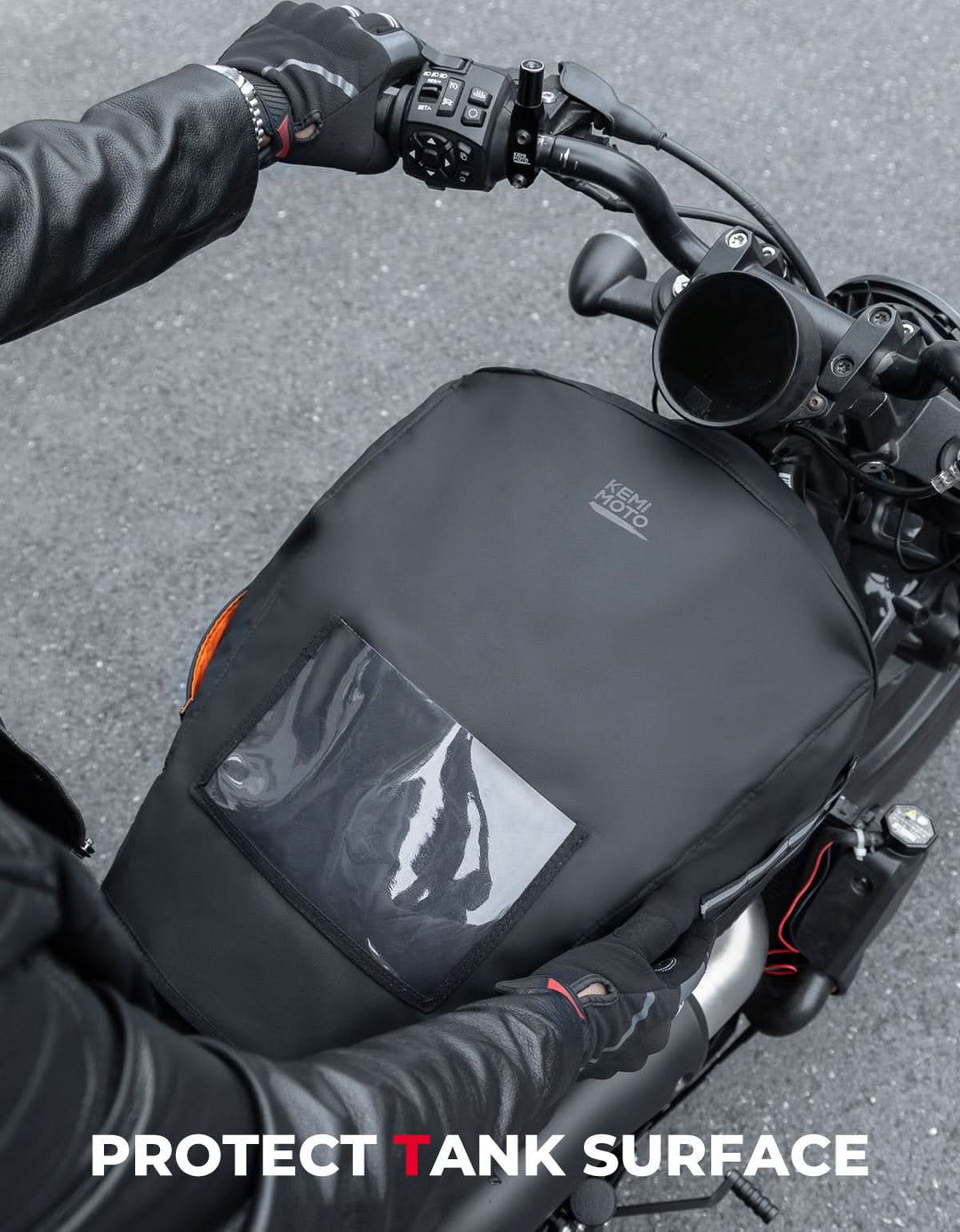 Motorcycle Fuel Tank Bag Cover for Touring Softail